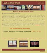 www.encuadernando.com - Taller de encuadernación artesanal de libros libretas tesis o carpetas