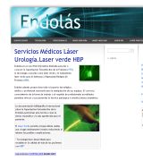 www.endolas.es - Web informativa diseñada para dar a conocer la vaporización fotoselectiva de la próstata vfp la tecnología conocida como láser verde y el tratami
