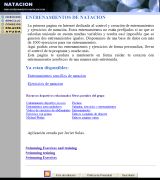 www.entrenamientos-natacion.com - Pagina dedicada a la creacion y control de los entrenamientos de natacion