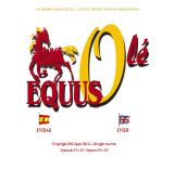 www.equus-ole.com - Equus olÉ es una nueva empresa de servicios que reúne en un sólo espacio informático los mejores caballos de pura raza española pre a la venta en