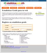 www.estadisticasgratis.info - Sencillo servicio de estadísticas de visitas para webmasters fáciles de interpretar y de instalar