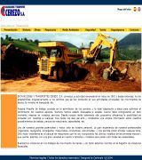 www.excavacionesytransportescerezosa.com - Empresa dedicada a los grandes movimientos de tierras minería canteras graveras obra pública y transportes excelentemente posicionada en el sector