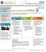 www.fafsa.ed.gov - Solicitud gratuita de ayuda federal para estudiantes. información, preguntas frecuentes y planilla de registro.