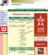 www.fbtenis.org.bo - Web de la federación boliviana de tenis