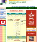 www.fbtenis.org.bo - Web de la federación boliviana de tenis