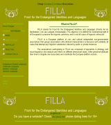 www.filla.info - Plataforma europea que agrupa a asociaciones para la conservación de las lenguas minoritarias y la denuncia de todos los casos de sustitución lingü