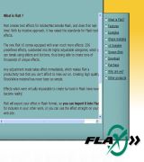 www.flaxfx.com - Crea textos espectaculares y exportalos al formato swf en cuestión de minutos muy potente y con muchos efectos incluidos