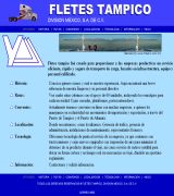 www.fletestampico.com - Empresa dedicada a ofrecer servicio de autotransporte de carga en todo el territorio mexicano.