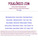 www.folklorico.com - Descripción de las fiestas típicas de la localidad por el instituto cultural 