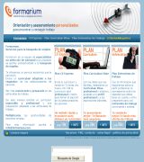 www.formarium.com - Equipo de especialistas en recursos humanos cuyo propósito es aportar profesionalidad a la búsqueda de trabajo ofrecemos orientación y asesoramient