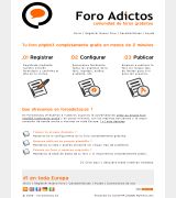 www.foroadictos.es - Ofrece foros phpbb 3 con posibilidad de usar dominios propios utilizar estilos y plantillas personalizadas migrar foros existentes de otros proveedore