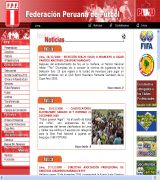 www.fpf.com.pe - La federación peruana de fútbol ingresa al mundo de internet con un proyecto lleno de ambiciones para lograr una mejor comunicación e información 
