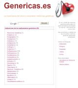 genericas.es - Medicamentos genéricos disponibles en las farmacias clasificados según sus indicaciones principios excipientes colores y formas