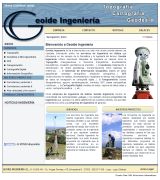www.geoideingenieria.com - Información sobre los servicios de ingeniería en galicia que ofrece geoide ingenieria en los campos de la geomática y la ingeniería del terreno