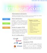 www.grusagar.com - Empresa de servicios informáticos orientados especialmente a empresas ofreciendo un servicio integral de informática y redes especializados en mante