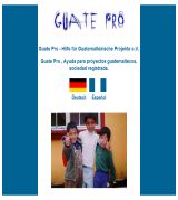 www.guatepro.de - Nuestra sociedad lleva el nombre guate pro ayuda para proyectos guatemaltecos sociedad registrada se encuentra inscrita en el registro de sociedades y