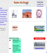 www.guiaelectoral.com.ar - Calendario y mapa político electoral, composición del congreso e información sobre legislación electoral y análisis político.
