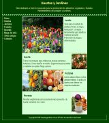 www.huertasyjardines.com.ar - Sitio dedicado a todo lo necesario para la producción de alimentos vegetales y frutales mantenimiento de parques y jardines