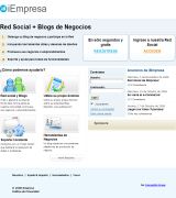 iempresa.org - Comunidad de negocios que cuenta con una plataforma de blogging y una red social integradas que permiten al usuario interactuar con pares y promover s