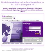 www.infopsicologos.com - Primer portal de psicólogos en internet lugar donde podrás encontrar al psicólogo que necesitas