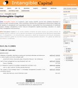 www.intangiblecapital.org - Intangible capitalorg es un portal de encuentro para científicos estudiantes y profesionales donde el conocimiento explícito expuesto enriquezca el 