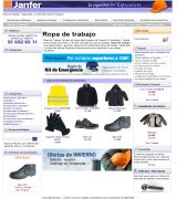 www.janfer.com - Tienda de ropa de trabajo seguridad protección laboral y equipos