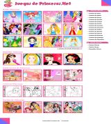 www.juegosdeprincesas.net - Portal para chicas basado en minijuegos para vestir y maquillar puzzles y dibujos para colorear online basados en princesas