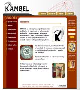 www.kambel.com.ar - Empresa dedicada a la fabricación de hebillas y accesorios para la industria marroquinera y textil
