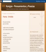 www.karigue.com.ar - Poeta pensador latinoamericano fragmentos de su obra como así de otros autores frases célebres citas y reflexiones