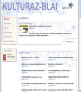 www.kulturazblai.com - Euskal kultura jarraitu ahal izateko hainbat zerbitzu interesgarri kultur albisteak euskal idazleekin elkarrizketak prentsa gunea kultura agenda bolet