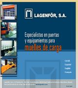 www.lagenfor.com - Fabricantes de puertas industriales montacargas plataformas elevadoras puertas frigoríficas rampas de aluminio túneles móviles etc además de asegu