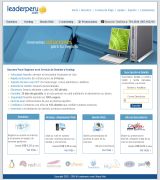 www.leaderperu.com - Empresa que ofrece servicios de hosting alojamiento web registro de dominios diseño de web e marketing y sistemas