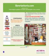 www.libreriavitorio.com - Librerías de viejo que vende o compra libros de viejo usados antiguos descatalogados raros y curiosos