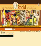 www.librosrocid.com - Venta de todo lo relacionado con el papel libros usados comics y tebeos novelas revistas y periodicos antiguos suplementos fasciculos etc