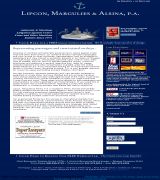 www.lipcon.com - Bufete de abogados con especialización en litigios marítimos y de almirantazgo contra líneas de cruceros o entidades marítimas.