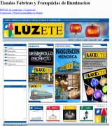 www.luzete.com - Tienda de iluminación lámparas fabricación y venta