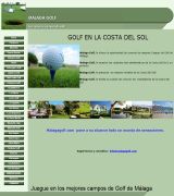 www.malagagolf.com - Portal con los campos de golf de la costa del sol