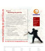 www.marketing-de-guerrillas.es - Publidirecta líder nacional en calidad de buzoneo y reparto de publicidad e mail info@publidirectacom