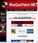 www.masquepoker.net - Portal y foro de poker hispano con noticias consejos estrategias ofertas y varios torneos gratuitos para sus usuarios