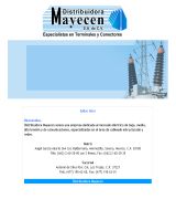 www.mayecen.com - Distribuidor de materiales eléctricos, especializado en terminales y conectores.