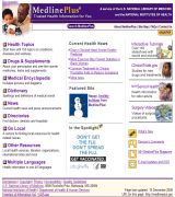 medlineplus.gov - Biblioteca nacional de medicina. noticias y novedades sobre avances médicos, enciclopedia y tutorial interactivo.