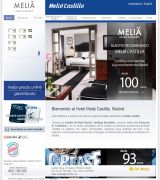 www.meliacastilla.com - Hotel de 5 estrellas situado en madrid ofrece información sobre los servicios del hotel y características de las habitaciones