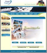 www.metrotours.com.do - Ofrece información sobre hoteles, excursiones y cruceros.