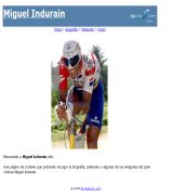 www.miguel-indurain.info - Página informativa sobre la figura del ciclista miguel indurain biografía palmares fotos
