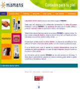 www.mismans.com - Ofrecemos a los profesionales farmacéuticos las cremas de manos mismans y otros productos derivados para la hidratación y protección corporal y lab