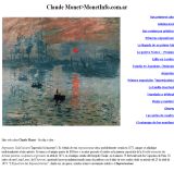 www.monetinfo.com.ar - Pintor impresionista francés guía de sus pinturas sus comienzos artísticos primeras exposiciones y primeros cuadros