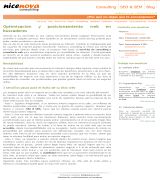 www.nicenova.net - Consultoría y análisis de sitios web orientado a buscadores desarrollo de todo tipo de aplicaciones web posicionamiento en buscadores marketing en b