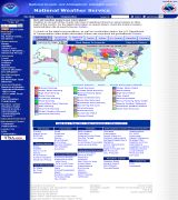 www.nws.noaa.gov - Estación radial del estado del tiempo y emergencias.