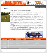 www.paracaidismo.com.es - Portal paracaidismo y caida libre historia del paracaidismo equipamiento de paracaidismo salto tandem practica del paracaidismo