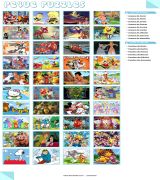 www.pequepuzzles.com - Puzzles infantiles en formato flash de 12 piezas para poder montar online